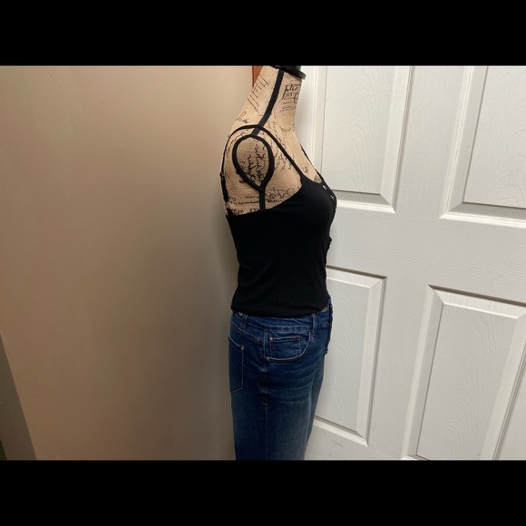 White birch black ribbed tank top - Picture 4 of 7